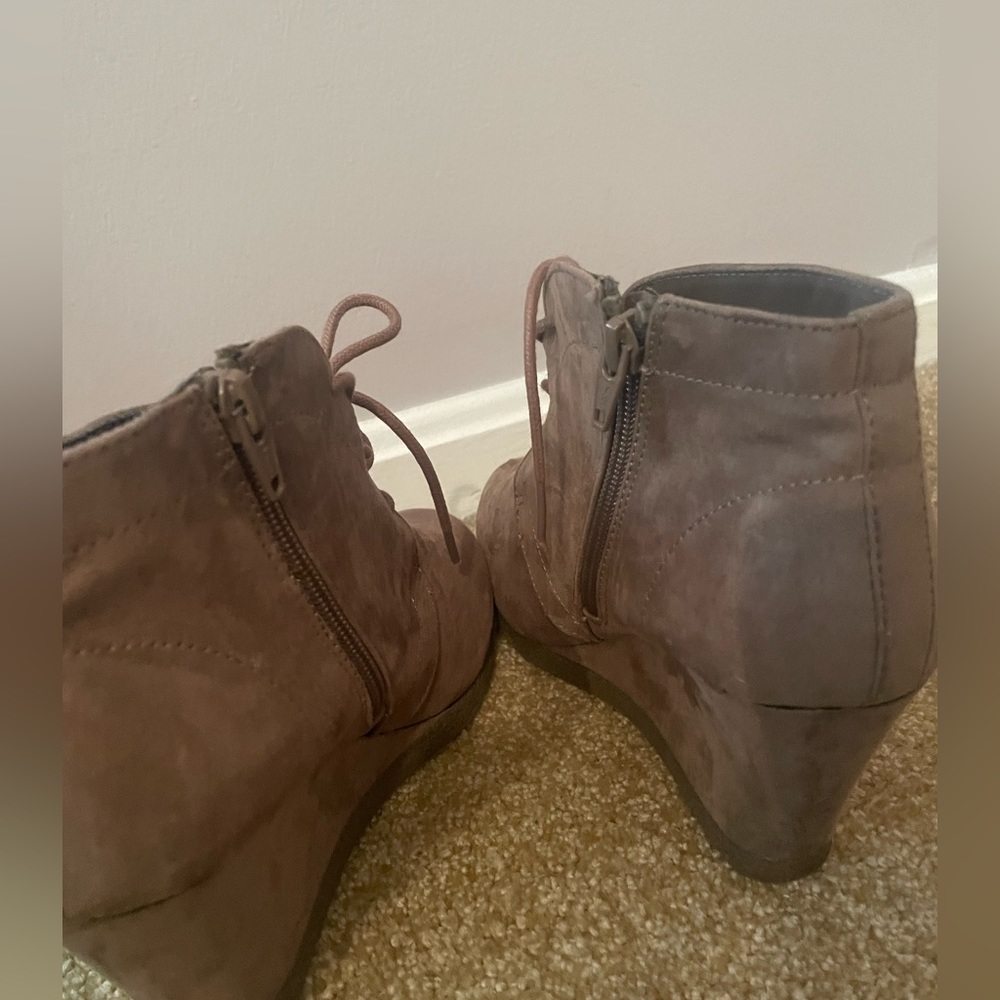 Suede Booties - Picture 3 of 7